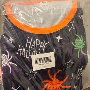 Men's Halloween Themed Shirt - Orange and Black